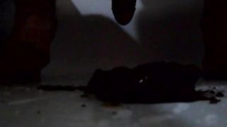 scat eating and filming it