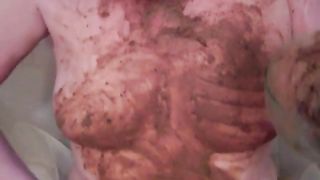 playing with the toilet and eating my own poop