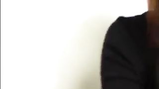 Hot Japanese sucking a long turd