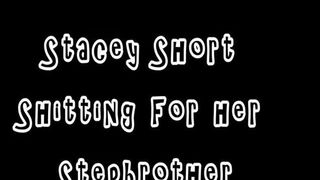 Black slut shitting on bedroom floor