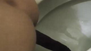 Compilation of brunette girls pooping indoor