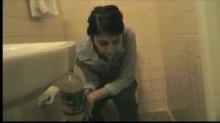 Girl Puking After Drinking Too Much Soda