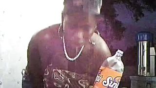 Black slut puking cause she ate bad food