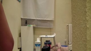 Smoking while pooping on her slaves face