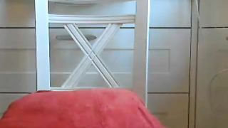 Amateur girl shitting while masturbating