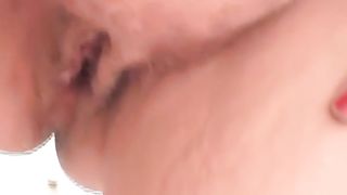 Granny peeing on her younger boyfriend