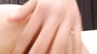 Fisting her tight ass while eating poop