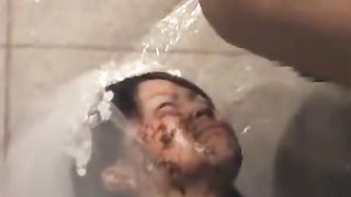 Bride eating poop before wedding