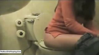 Mix of same college girl shitting