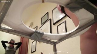 Girl pooping on a guys face