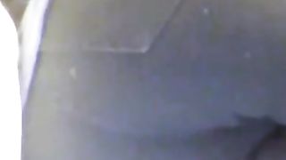 Black girl farting in tight blue jeans