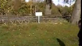 British babe peeing in public