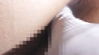 Smearing shit on a girls ass