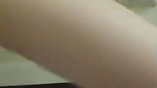 Beautiful babe shitting a big one in close up