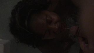 Black girl piss mouth