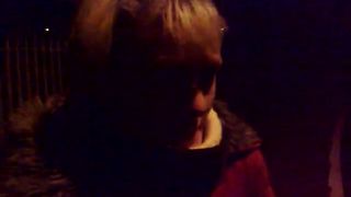 Smearing poop on a sluts ass