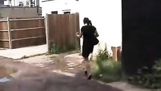 Watching her best friend to pee outdoor