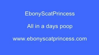 Holding her ass while shitting over toilet