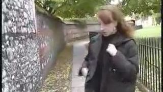 Sexy milf peeing outdoor