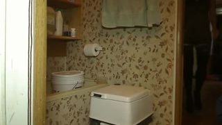 Beautiful Russian girl pooping