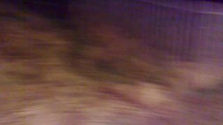 Slut sucking a turd outdoor