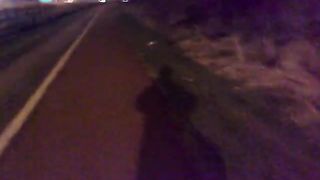 Slut sucking a turd outdoor