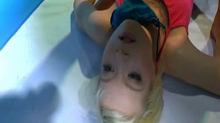 European chicks get piss in mouths and ride cocks