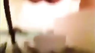 Shaved girl shitting in bathtub