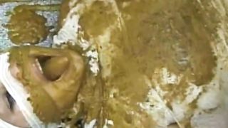 Lesbian girls shitting on each other