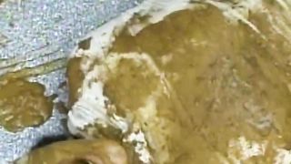 Lesbian girls shitting on each other