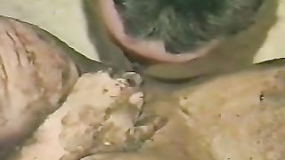 Vintage amateur scat gangbang