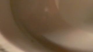 She had to poop in a public bathroom