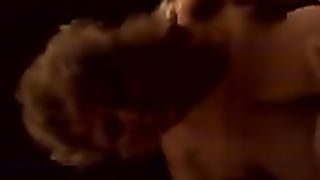 Old whore eating poop