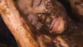Scat whore forced to eat poop