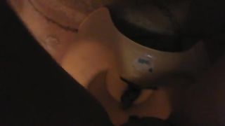 Milf pooping in a potty