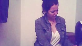 Spying through a two way mirror