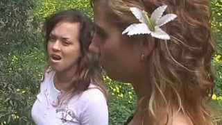 Two school girls smear poop on their butts