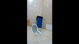 Hot babe caught peeing