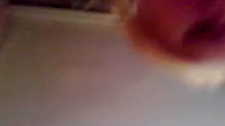 Amateur girl pooping while riding cock