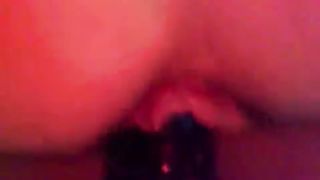 Amateur girl pooping while riding cock