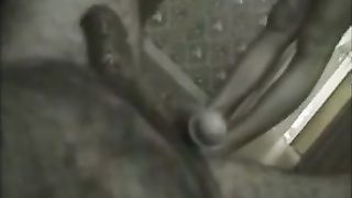 Vintage girl pooping on husbands dick