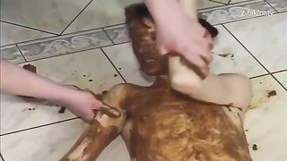 Pile of poop on a paid slut