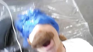 Hot mistress shitting on her slaves face