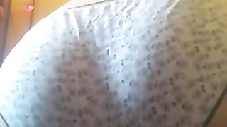 Huge turd in her white panties