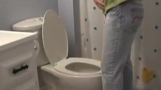 Forgot to wipe her ass