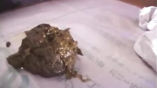 Sexy girl has dinner twice