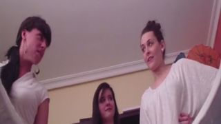 Filthy European whores suck several hard dicks and drink fresh