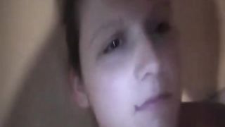 Young babe drinks piss