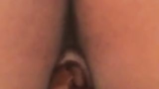 Tall ebony girl pooping while standing