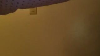 Hairy mature woman shitting